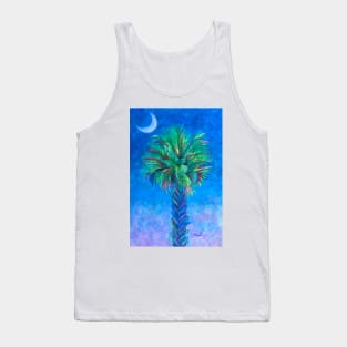 Palm Tree at NIght Tank Top